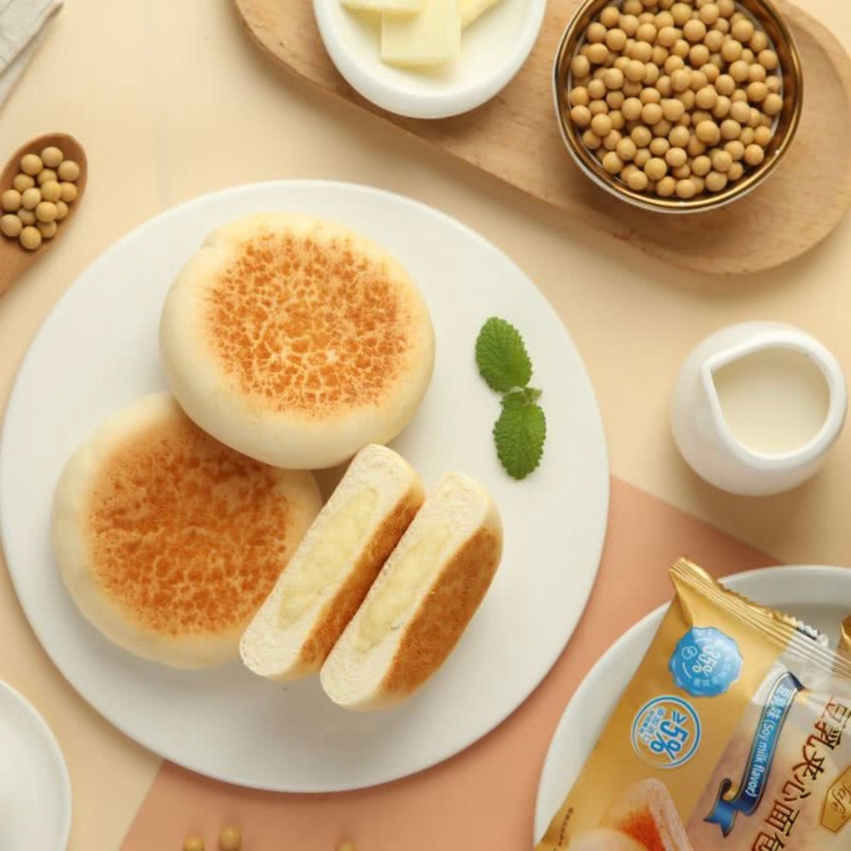 Tafe豆乳夹心面包(豆乳味) 40g