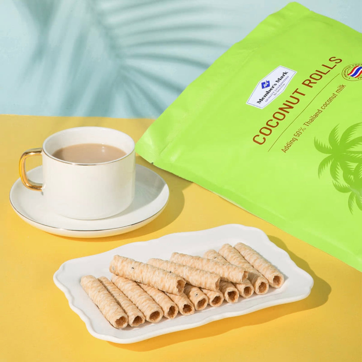 Member's Mark泰国进口椰香脆卷(糕点)400g